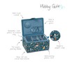 Hobby Gift Medium Sewing Craft Hobby Storage Box, Rectangle, Aviary