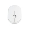 Wireless Mouse White 2.4G BT Mode Ultra Slim Silent Optical
