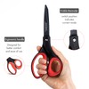 JARVISTAR Titanium Non-Stick Scissors, Paper Scissors High Quality with Soft
