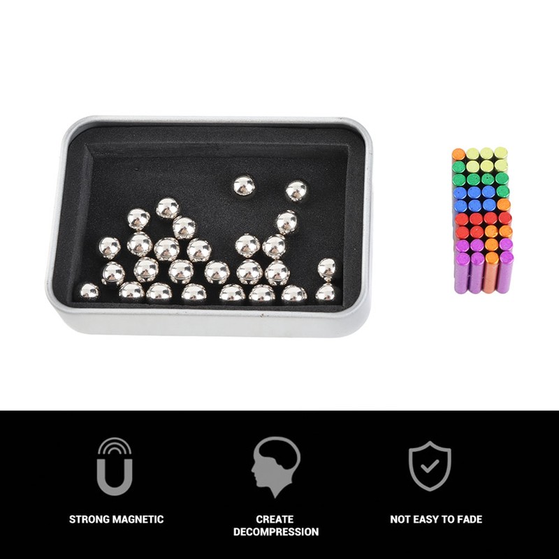 Colorful Magnet Building Blocks Construction Set Puzzle Stacking Game Sculpture