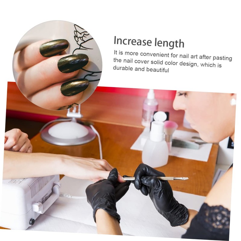 Baluue Elegant Water Drop Nail Tips 600 Pieces Full Cover