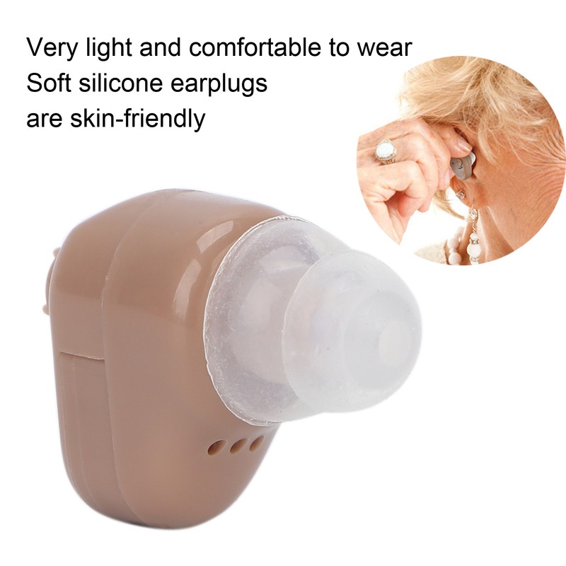 Mini Sound Amplifier Noise Reduction Soft Silicone Wireless Elderly Ear