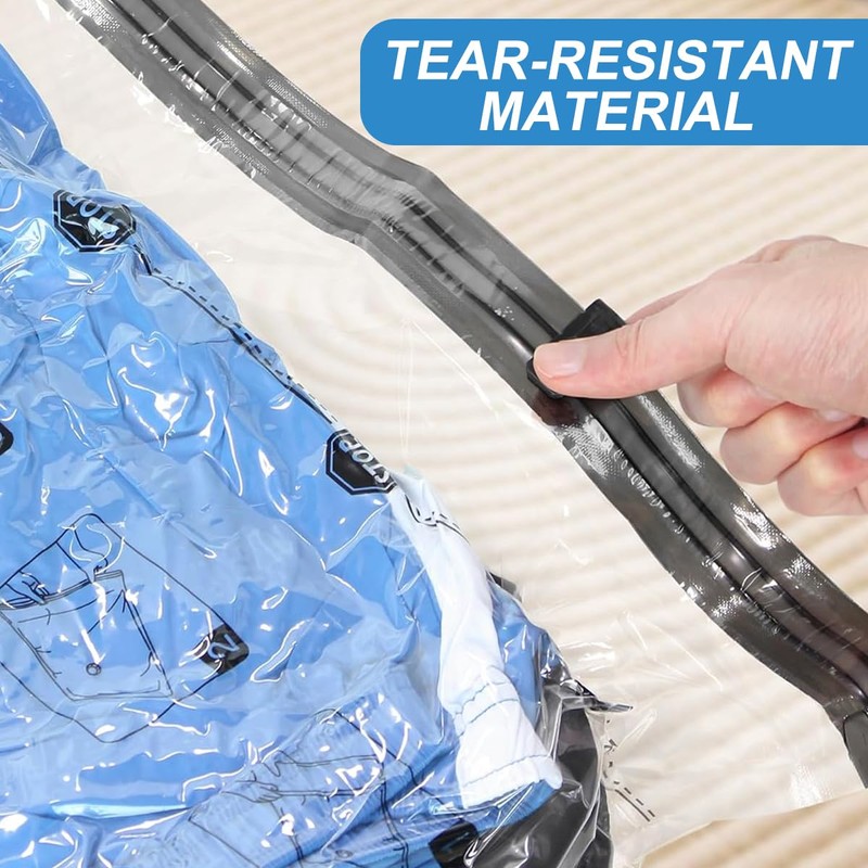 Space Saving Vacuum Storage Bag for Clothes, Travel Vacuum Bag