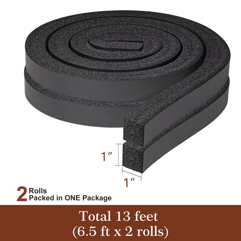 Yotache Air Conditioner Window Seal Kit - 1"x1" High Resilience