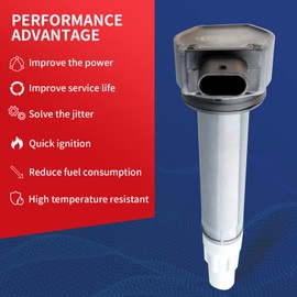 DrCax OEM Ignition Coil UF502 UF609 C1522 Compatible with Dodge Charger Nitro Grand Carava Replaces 4606869AA 4606869AB - 2.7L 3.5L 3.7L 3.8L 4.0L 5.7L 6.1L V6 V8 Engines - 1 Pack