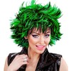 Widmann 04416 ? Two Tone Gesträhnte Wig, Short, Green