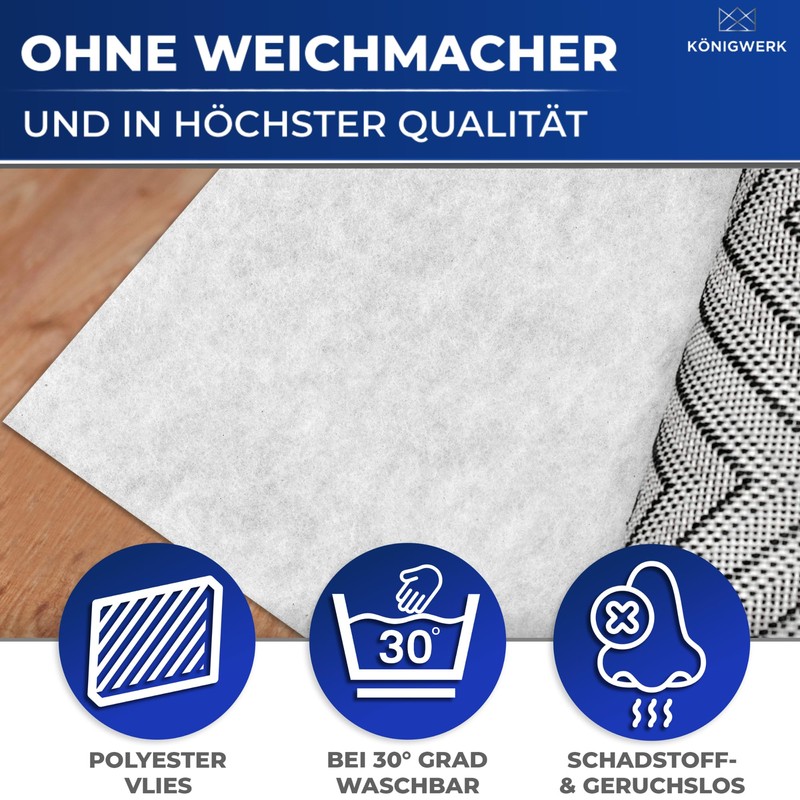 Königwerk Carpet Non-Slip Underlay (60 x 130 cm) – No