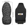 YINGQIGUAN 2 PCS Paw Print Car Seat Covers Abstract Cat