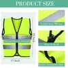 Unittype 10 Pcs Kids Safety Vest Bulk High Visibility Reflective