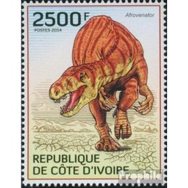Elfenbeinküste 1523 (kompl.Ausg.) postfrisch ** MNH 2014 Prähistorische Reptillien (Briefmarken für Sammler) Amphibien/Reptilien/Saurier