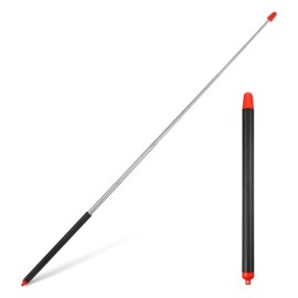 Pointer Stick, Retractable Telescoping Pointer (Black)