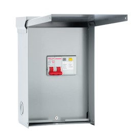 briidea 50 Amp Spa Panel with 3-Pole 50 Amp GFCI Breaker, IP 65 Waterproof, Ideal for Spas, Hot Tubs, Swimming Pools, Home