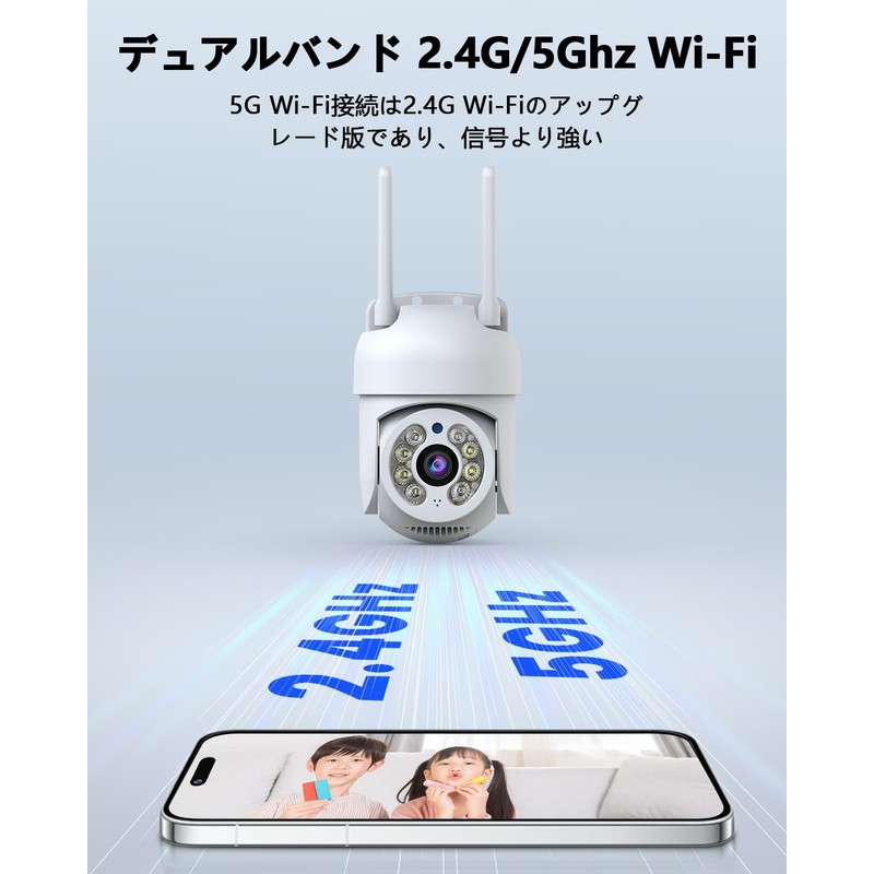 OOSSXX Security Camera, Network Camera, Wi-Fi Camera, Pet Camera, Dome