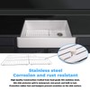 K-6449-ST Stainless Steel Sink Protector Grid (26.18'' x 14.76''), for