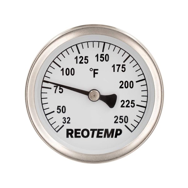 REOTEMP S2-F1 Pipe Clamp Surface Hot Water Thermometer