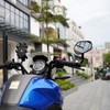 evermotor Universal Motorrad Rückspiegel, Lenkerendenspiegel E geprüft, 360°Drehbar Motorrad Spiegel,