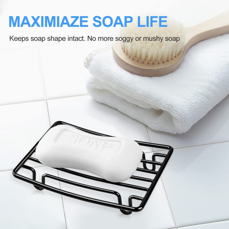 GUUKAR Bar Soap Dish Holder for Shower Bathroom Stainless Steel