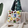 HUASHUZI Cushion Cover Mushroom Gifts Decorations Throw Pillow Case Decor