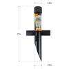 Newhouse Lighting MPOST17 2.5-Inch Outdoor Mounting Post with Cap and