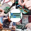 QWORK® 46 Stück Leiterplattenset, Doppelseitige Prototyp-Leiterplatten, PCB Board Kit mit