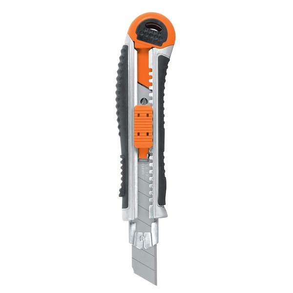 TRUPER CUT-6XX 18 mm Heavy Duty Snap-Off Knife, w/ Grip