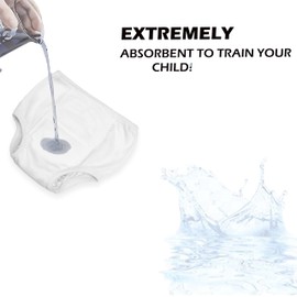 BaeBae Goods Potty Training Underwear for Boys and Girls 8 Piece, Absorbent Cotton Baby Toddler Training Pants for 12M, Unisex Underpants Green