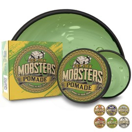 Mobsters Pomade Pomade Men's Water Based Hair Wax Scented Premium Hair Wax for Men Matte Hair Styling Products Ideal for Modern Styling - (Tick Tock)