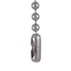 B&P Lamp® #6 Brass Chain Connector, Nickel Plated Finish