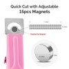 MelodySusie Acrylic Nail Clippers with 15Pcs Magnets Tip Cutters for