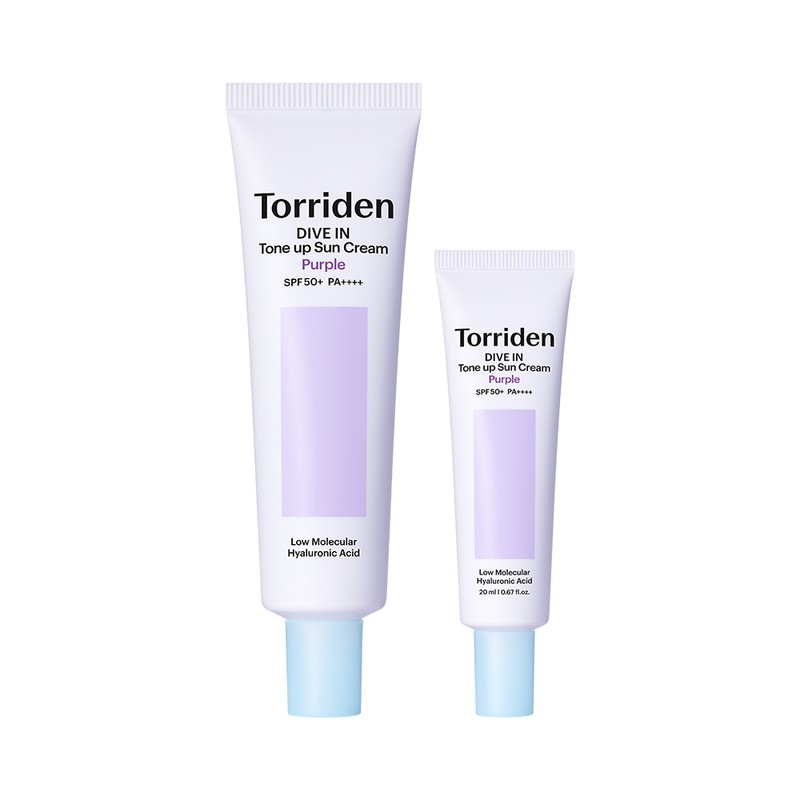 Torriden Dive In Purple Tone Up Sunscreen 60ml Set (+20ml)