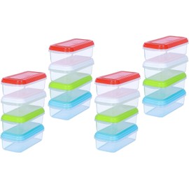 ARSUK Baby Food Storage, Prepared Snack Box for Toddlers and Babies, 16 Pieces, 250 ml, BPA-Free