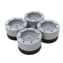 4 Pcs Washing Machine Feet Pads, Slip Noise Cancelling Anti Vibration Mat, Rubber Washing Machine Vibration Pads, Washing Machine Stabilizer for Dryer, Washing Machine, Dishwasher