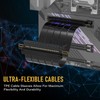 PCIE 4.0 X16 Extreme Flexible 180 Degree High Speed GPU