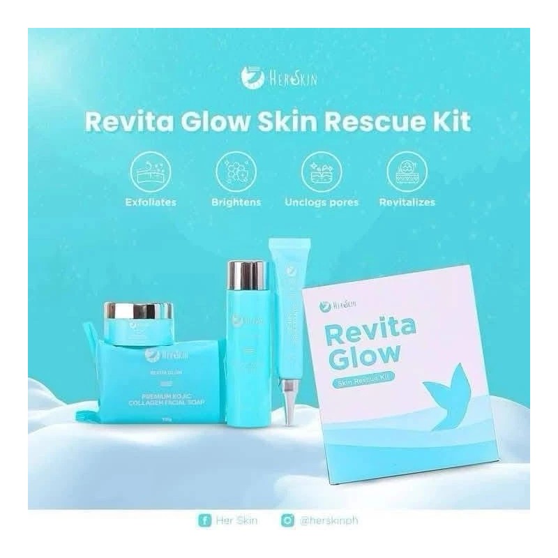 Her Skin Revita Glow Skin Rescue Rejuvenating Kit