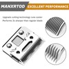 Manxrtod FX801R Replacement Blades Compatible with FX870/FXF880/FX810/FX825/FX673N Clippers, DLC Replacement