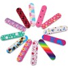 20 Pieces Colorful Mini Nail Files Double Sided Nail Buffer