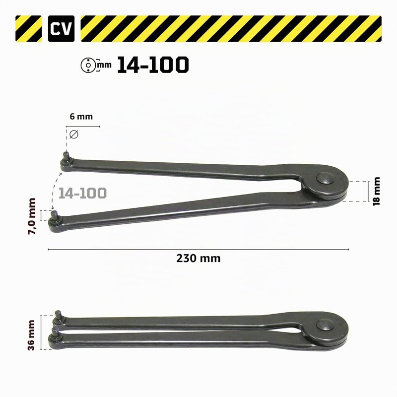 WGB Das Werkzeug Chiave per fori a brugola, 6 mm