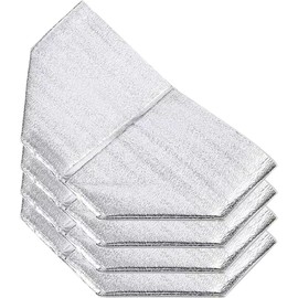 Bevisun Reusable Insulated Thermal Bags 13" X 8.5" X 12" Foil Insulated Bag Liner Pack of 4 Thermal Box Liners for Lunch Box Shopping Bag Insulation Lining Waterproof Insulation Package