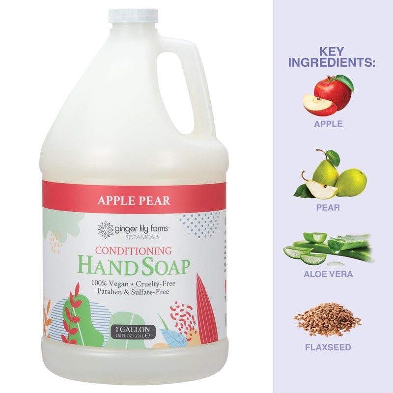 Ginger Lily Farms Botanicals All-Purpose Liquid Hand Soap Refill, 100%