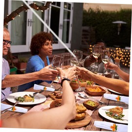 BIUDECO Napkin Holders Thanksgiving Napkin Rings Maple Leaf Design Napkin Buckles Holder Party Props Festive Decorative