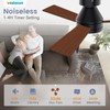 VOLISUN Ceiling Fan with Lights, 42 inch Low Profile Ceiling