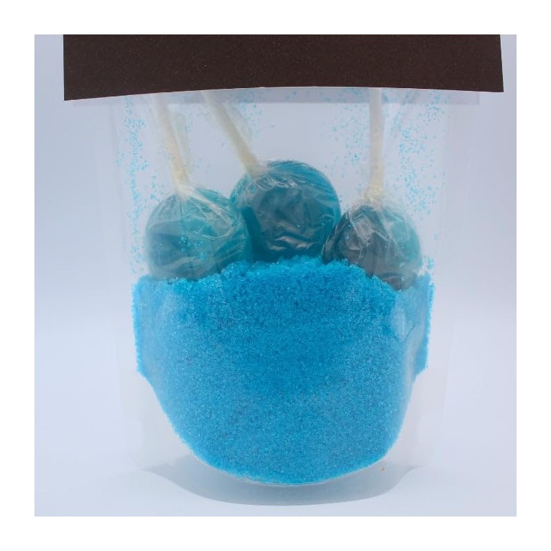 Blue Raspberry Dip n' Lick Sherbet Lollies