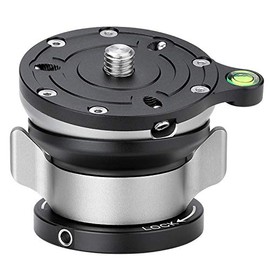 Leofoto LB-60N Leveling Head, Leveling Head, Leveling Head, Precision Adjustment, High Precision Camera Tripod Accessory, Compatible with Video and Gimbal Heads, Tilt Range: -15°/+15, Load Capacity: 33.1 lbs (15 kg) Lightweight Head