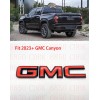 Auto Rear GMC Red Black OVERLAY Emblem Badge Fit 2023+
