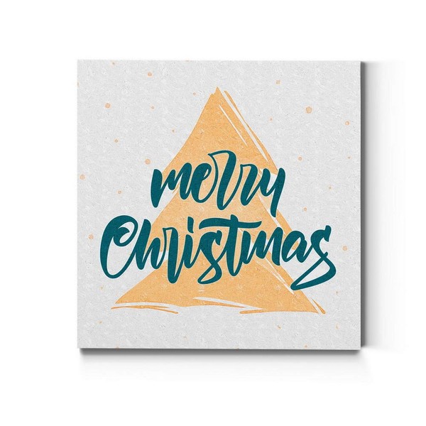 Renditions Gallery Merry Christmas Tree III Wall Art, Cute Winter