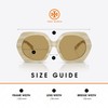 Tory Burch TY7195U 195073 55MM Ivory Horn/Brown Hexagonal Sunglasses for
