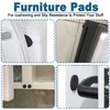 Non Slip Furniture Pads 24Pcs, Self-Stick EVA Round Square Protectors,