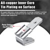 Tellegloww 25 Pcs Double Piggyback Spade Connectors Electrical Double Male