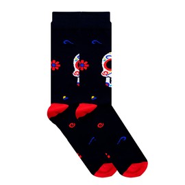 SKUNK SOCKS | Calcetines Divertidos | Calaveras Grandes | Calcetines Hombre y Calcetines Mujer - Variedad de Diseños y Colores | Calcetas de Algodón - Caja de Regalo