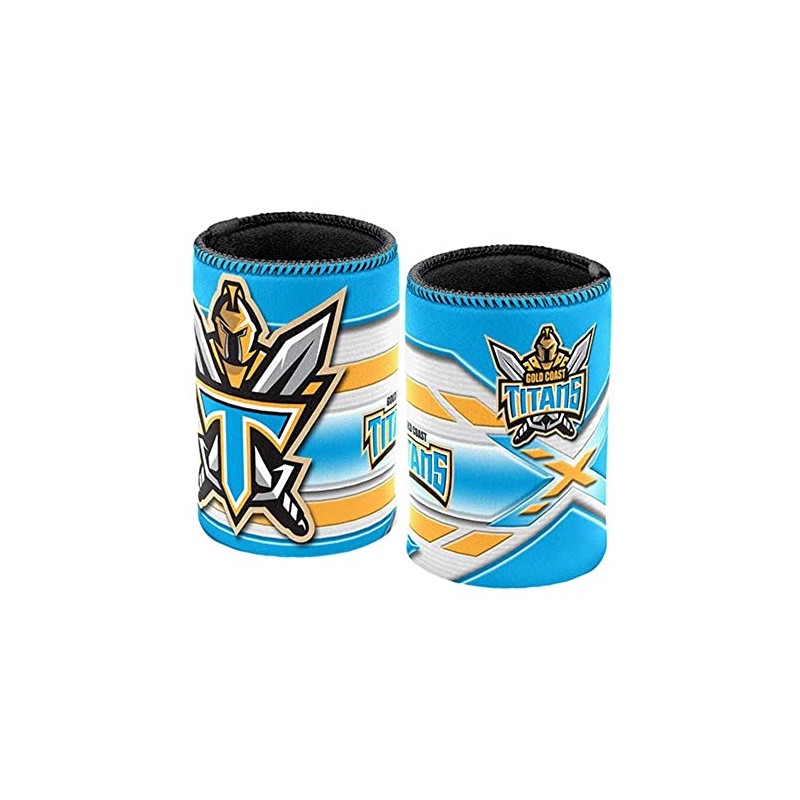 Gold Coast Titans NRL Rugby Logo Can Cooler